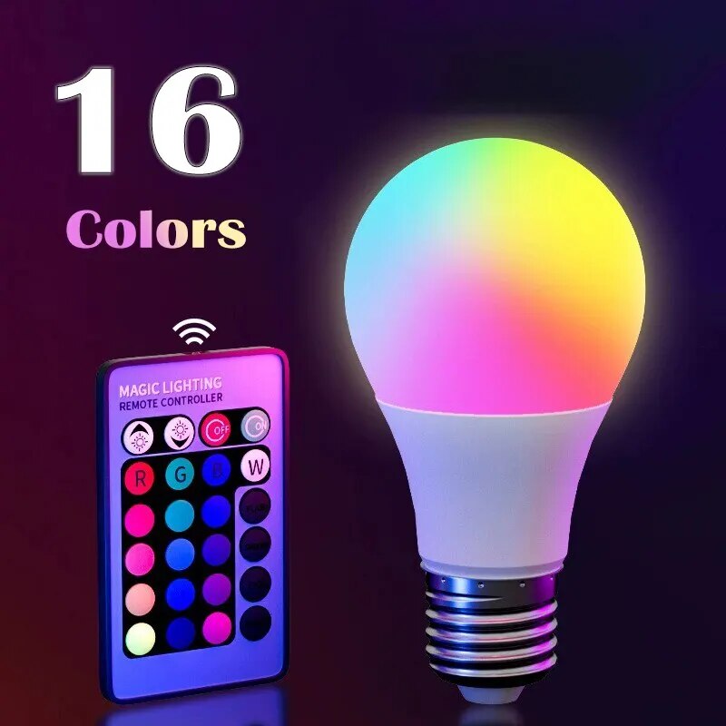 Electronics Gadgets For Home - 16 cores rgb lâmpada led multicolorida