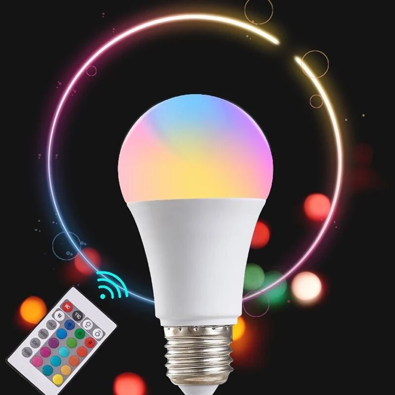 16 cores rgb lâmpada led multi - Electronics Gadgets For Home avaliação e preço