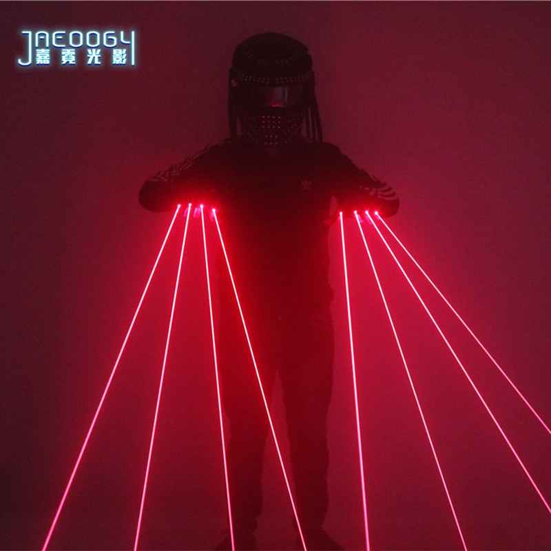 Luvas laser vermelhas para boa - Led Gloves Music avaliação e preço