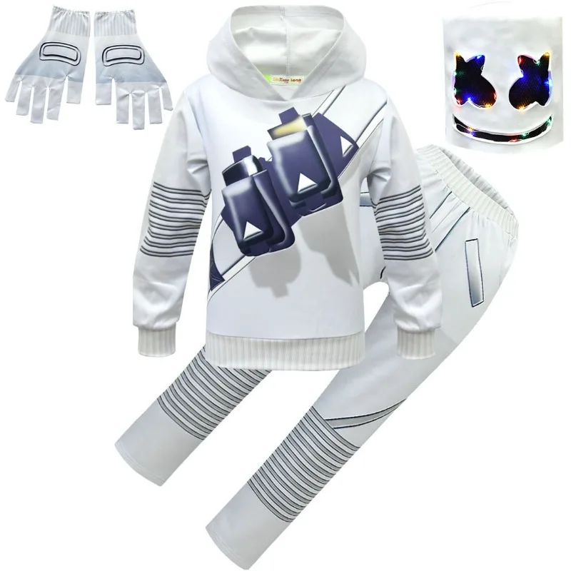Crianças cosplay traje meninos - Led Gloves Music avaliação e preço