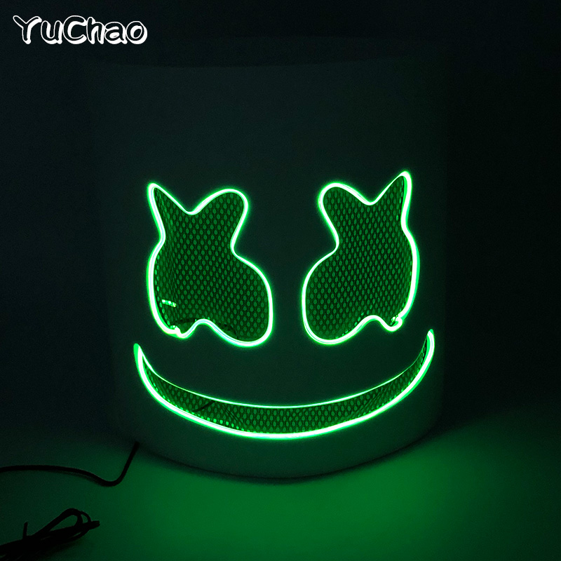 Led light up máscara e luvas d - Led Gloves Music avaliação e preço