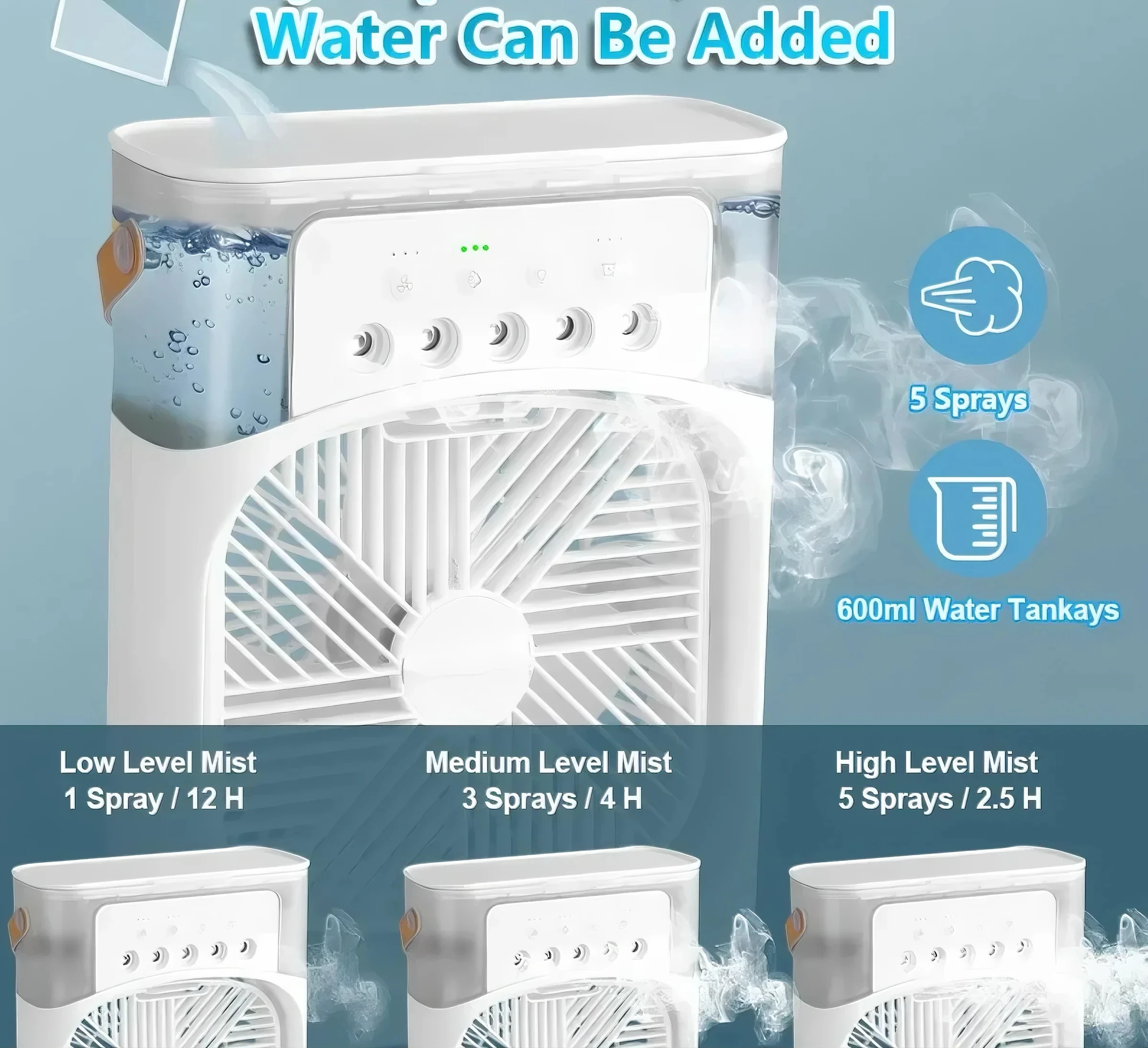 3 em 1 ventilador umidificador - Electronics Gadgets For Home avaliação e preço