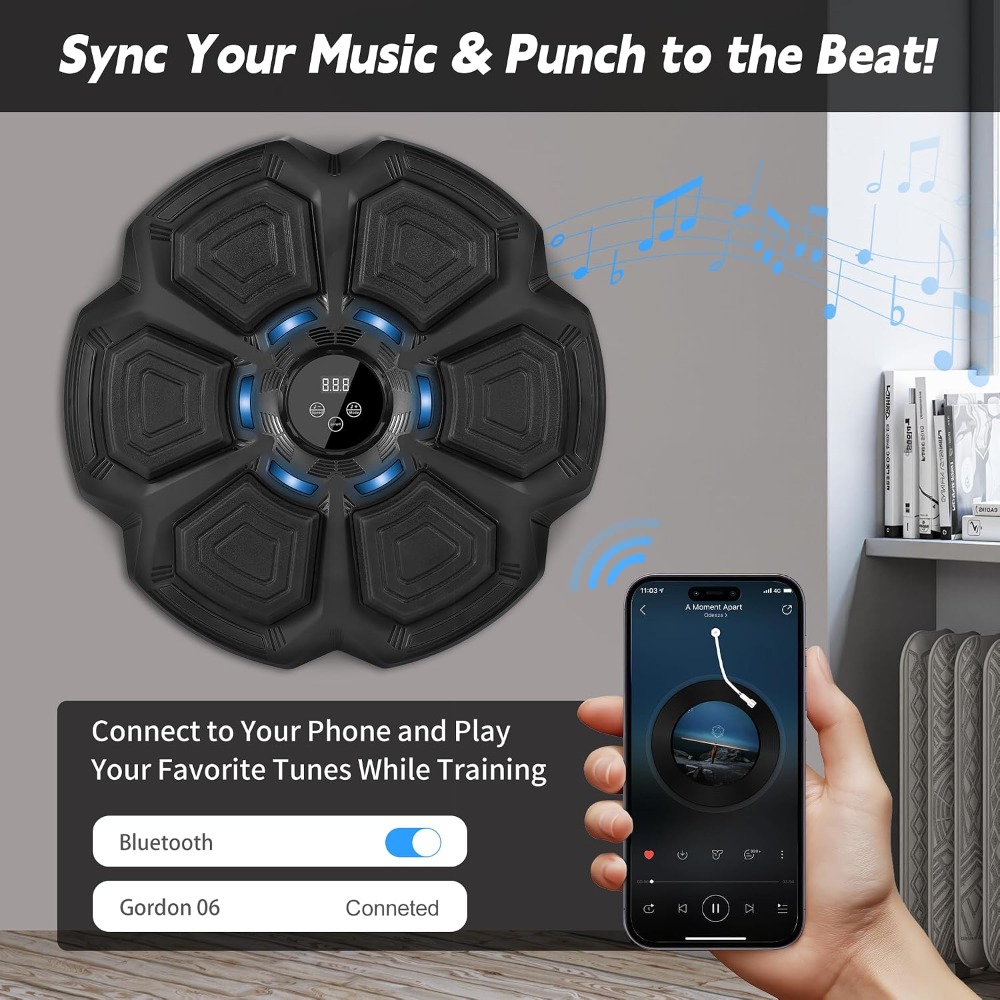 Máquina de Boxe Musical Intera - Led Gloves Music avaliação e preço