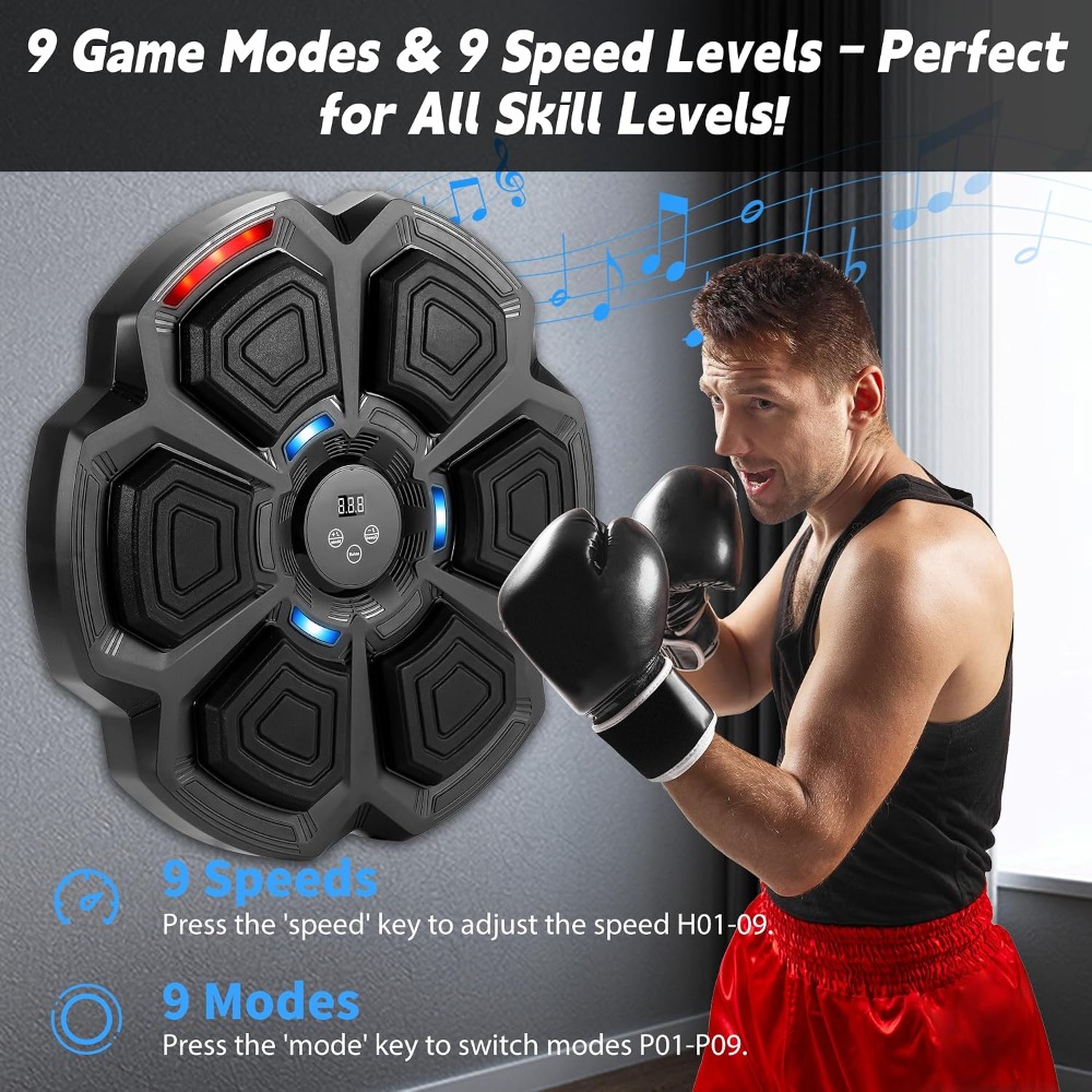 Máquina de Boxe Musical Intera - Led Gloves Music avaliação e preço